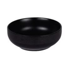 Saladier noir 16 & 24 cm vue de côté