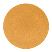 Assiette de présentation jaune safran 31 cm