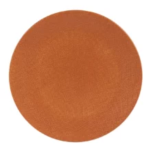 Assiette rouge terra 31 cm vue du dessus