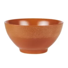 Bol rouge terra 9,5 & 14 cm vue de côté