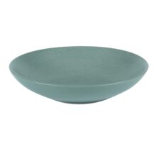 Assiette creuse bleu 19 cm vue de côté