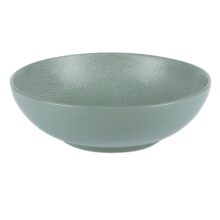 Saladier bleu 24 cm vue de côté