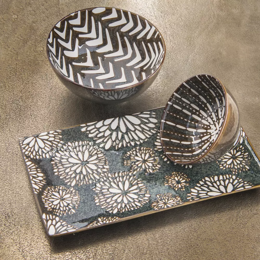 Saladier Kuro 20 Cm En Porcelaine Noire - Marque Table Passion - Neuf
