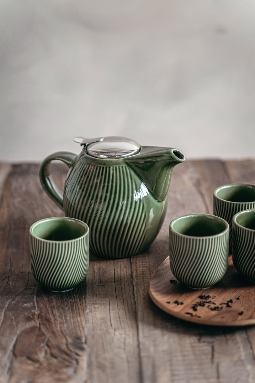 LOUNA Tasse café avec sous-tasse en porcelaine blanche - Les 6 TABLE PASSION