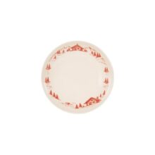 Photo Assiette creuse Alpages rouge22 cm collection automne hiver 2026