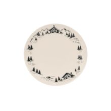 Photo Assiette plate Alpages noire 27 cm collection automne hiver 2026