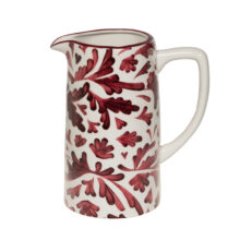 Pichet Romane rouge 1,5L porcelaine