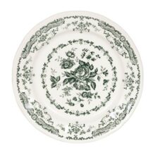 photo plat rond 31cm vert collection Elise faïence collection automne hiver 2026