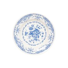 Photo assiette creuse collection Elise faïence collection automne hiver 2026 23.3cm bleue