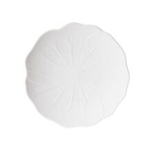 Assiette plate Dahlia blanche 27 cm porcelaine COLLECTION AUTOMNE HIVER 2026