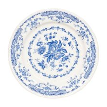 photo plat rond 31cm bleu collection Elise faïence collection automne hiver 2026
