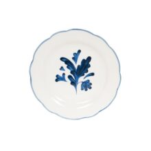 Assiette à dessert bleu Romane 21cm en porcelaine