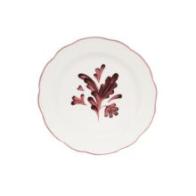 Assiette à dessert rouge Romane 21cm en porcelaine