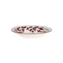 Assiette creuse Romane rouge 22 cm