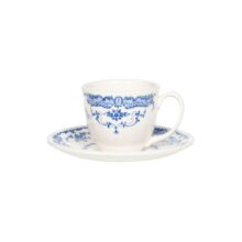 photo tasse sous-tasse 9cl bleue collection Elise faïence collection automne hiver 2026